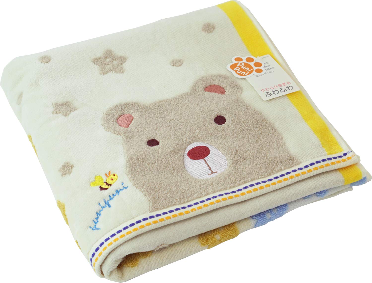 

UCHINO Bath Towel Ivory Bear 60 x 120cm Mochipuni 9018B704 I Approx.