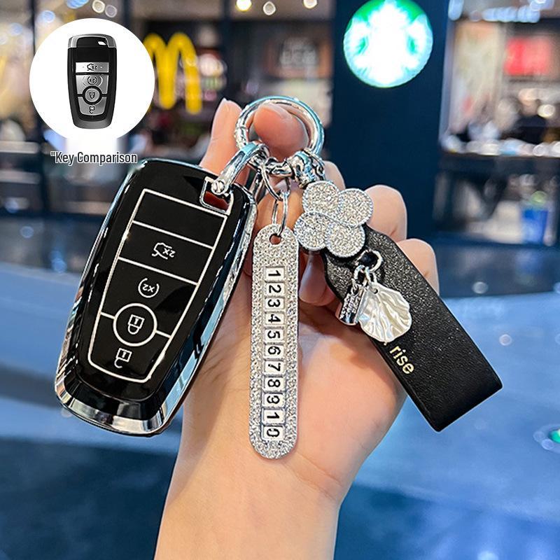 Key Case Shell for Ford Mondeo, Explorer, Focus, and Edge - Suitable for Men and Women