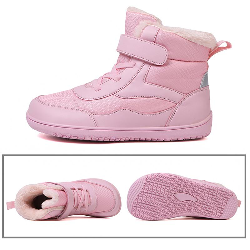 New Wide Barefoot Kids Snow Boots Winter Warm Boots for Girls Outdoor Walking Non-slip Children's Shoes Girl Boy Shoes Sneakers