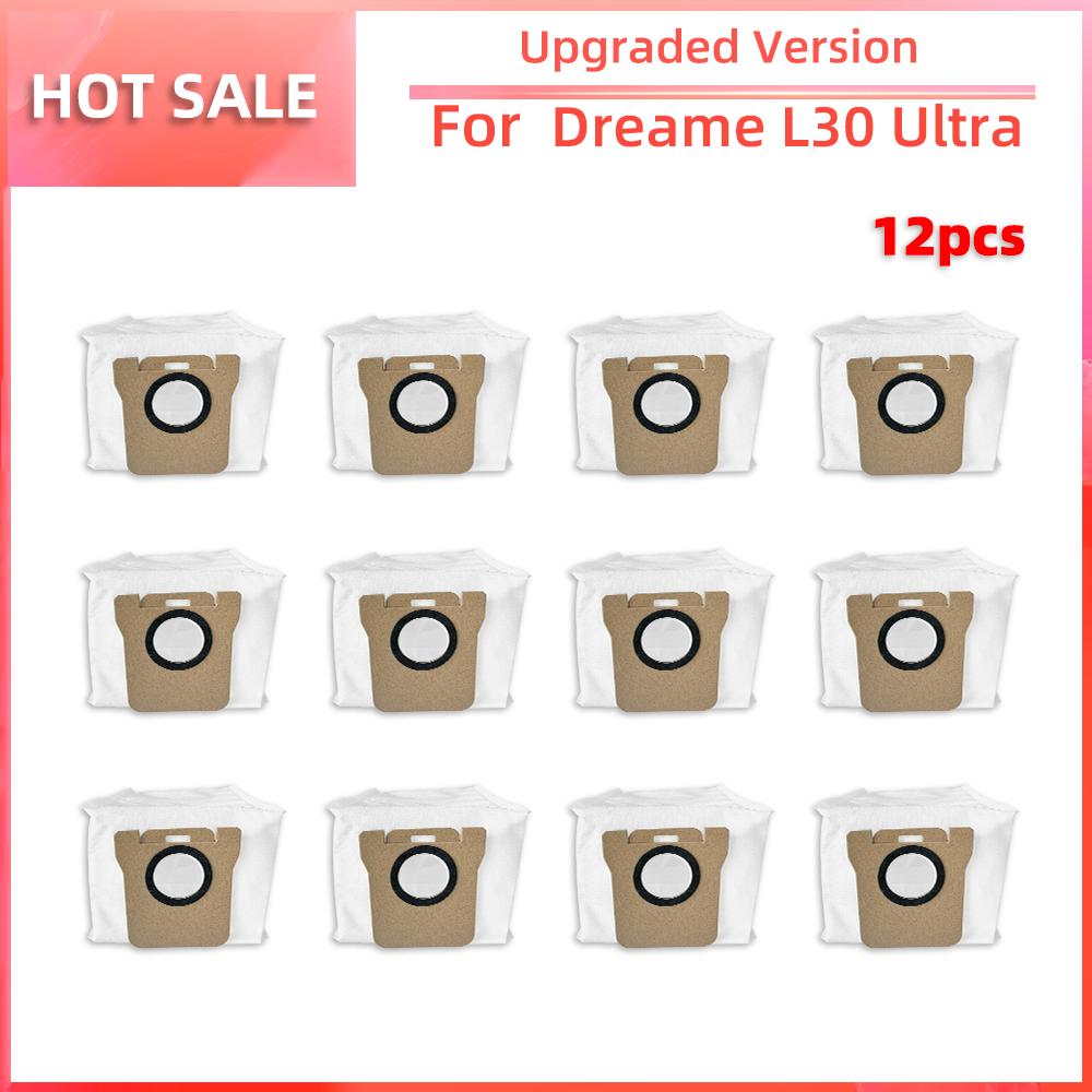 Compatible for Xiaomi Dreame L30 Ultra Robotic Vacuum Main Side Brush HEPA Filter Mop Pad Dust Bag Replacement Parts Accessories