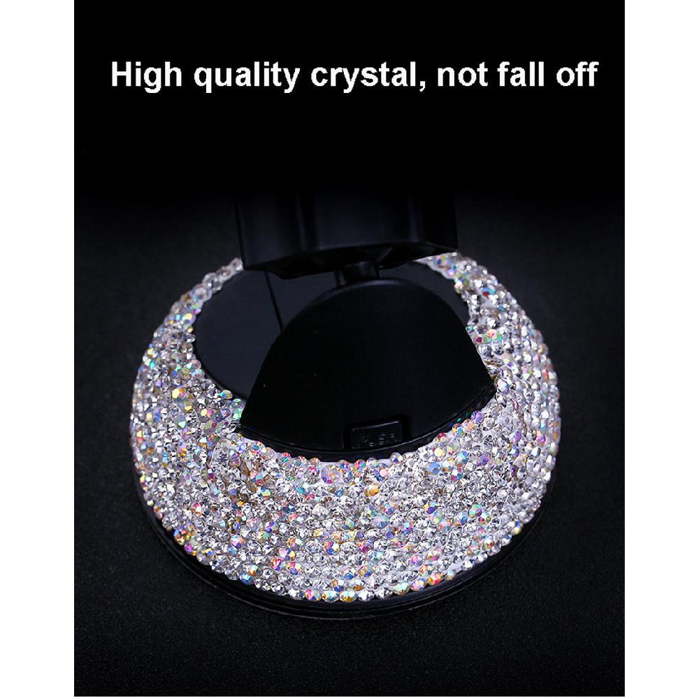 Bling Crystal Car Phone Mount with One More Air Vent Base Cell Phone Holder New