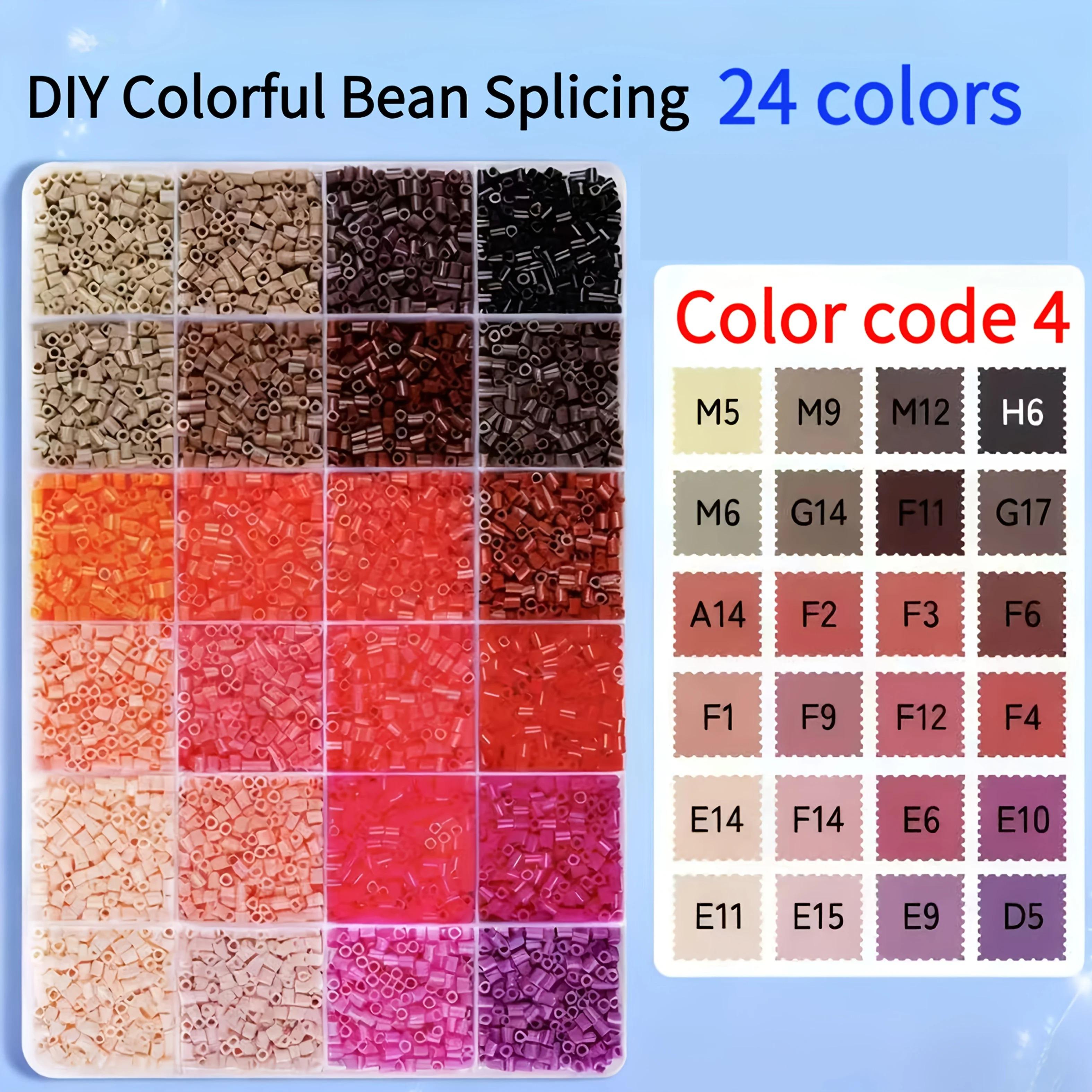 7200 Stuks 2,6 Mm Gat Mini Hama Kralen Perler Smelt Strijk Kralen Diy Vroege Educatie Knutsel Speelgoed Puzzels Kinderen Verjaardagscadeau
