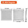 Electrical Cabinet Fan Filter Louver Grille ZL801/802/803/804/805/806, Dustproof Ventilation & Heat Dissipation Axial Fan Cover