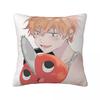 Anime Chainsaw Man Pillow Case Cushion Covers Customized Polyester Decor Pillowcover for Seat 45x45cm