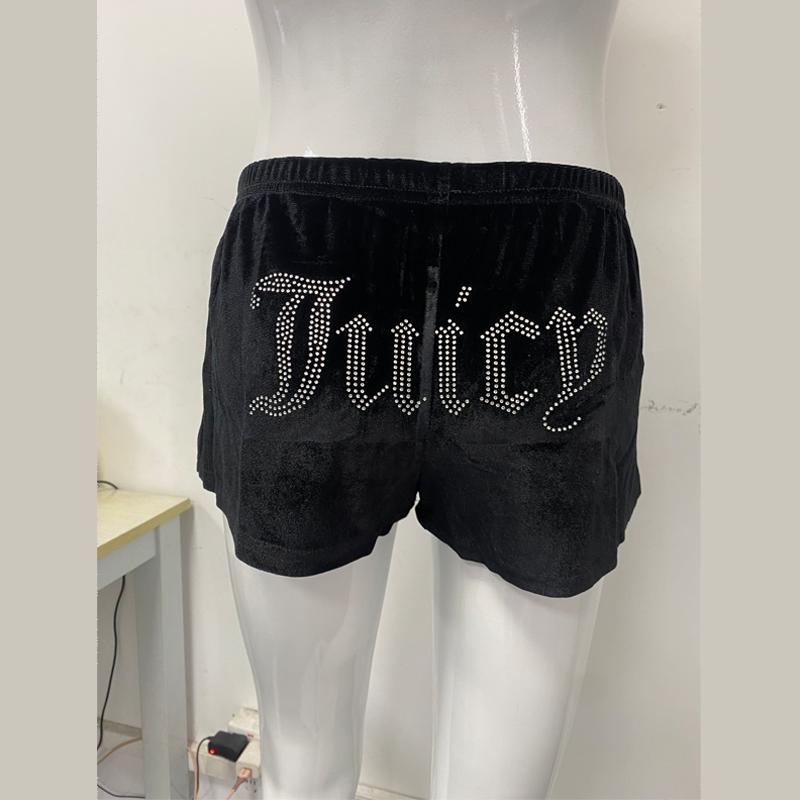 

Европейские и американские Y2K хип-хоп повседневные шорты Харадзюку с принтом букв из страз M чёрный
