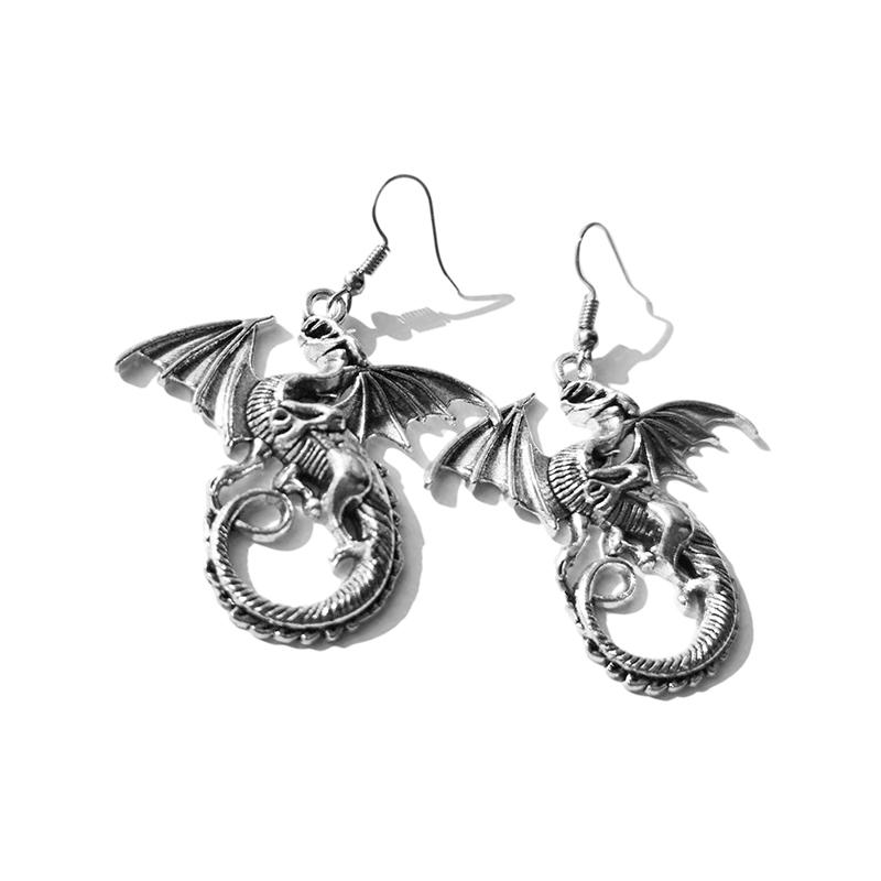 50 Style Earrings For Women Fashion Punk Drop Earrings Simple Cool Cute Jewelry Custom Handmade Girls Snake Cross Animal