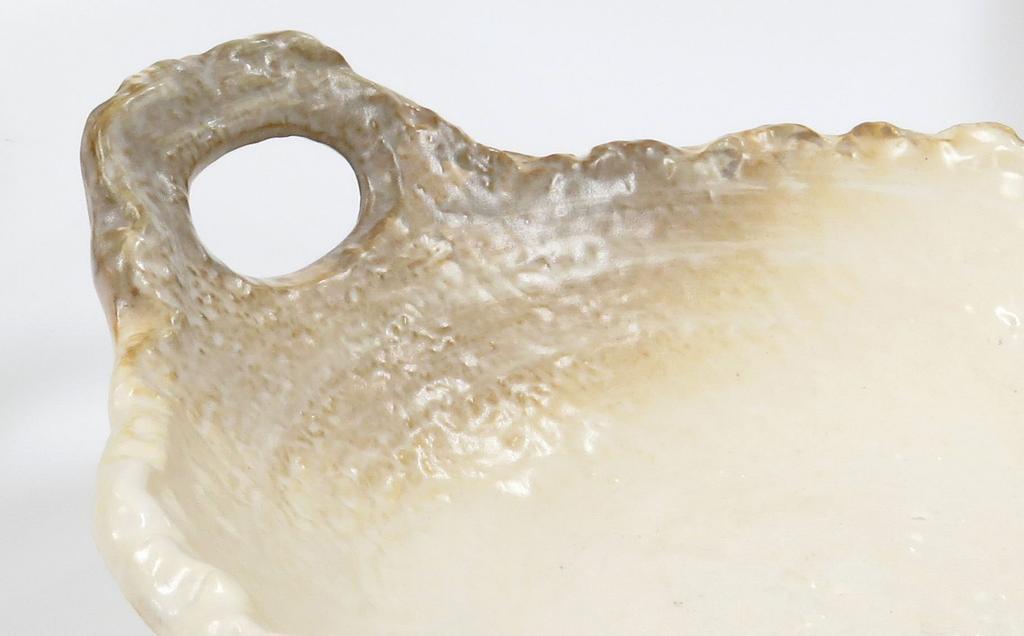 Santo Banko Ware Heat-Resistant, Non-Deformable Ceramic Plate, Medium, 25cm, Shino Glaze, 06999