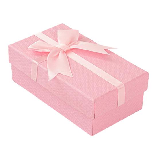 Cutie Cadou de Ziua Îndrăgostiților cu Fundă din Panglică Nuntă Domnișoară de Onoare Cadou de Ziua de Naștere Cutie de Ambalaj cu Capac Bomboane Ruj Bijuterii