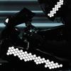 SOUFLY Reflective Motorcycle Stickers, Reflective Stickers for Helmet - Vista Print Honeycomb Reflective Helmet