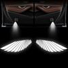 2pcs Car Angel Wings Styling Decorative Light Car Door LED Welcome Light Car High Definition Warning Lamp Auto Light Accessories