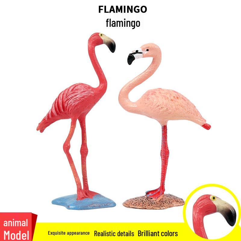 Children's Animal Simulation Toy Set: Eagle, Falcon, Secretary Bird, Owl Figurines