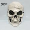 Maschera Osso Rotto Horror Maschera Teschio Integrale per Halloween, Accessorio Cosplay Spettrale per Case Infestate Comoda Traspirante per gli Occhi, Accessorio Costume da Festa,