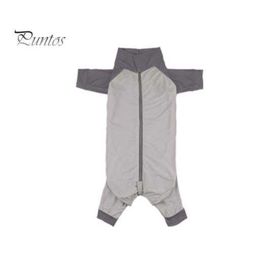 

Хирургический костюм для собак, женский восстановительный костюм для стерилизации, хирургический халат для собак с длинными рукавами, медицинский комбинезон для восстановления после брюшной раны 3XL серый