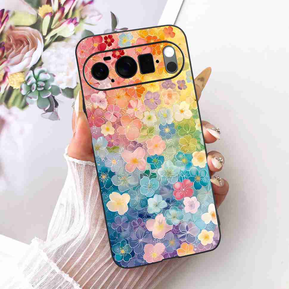 For Google Pixel 10 Pro 5G Case Fashion Painting Silicone TPU Black Soft Cover For Google Pixel 10Pro GEHN3 Phone Cases Bumper