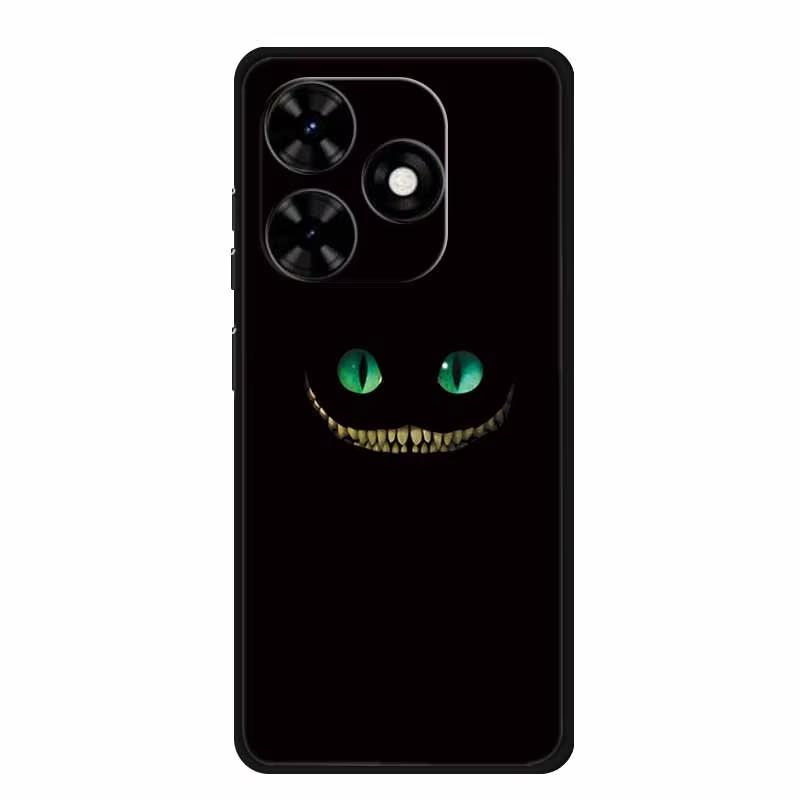 Case For Tecno Spark Go 2024 Animals Painted TPU Silicone Soft Phone Cover for Spark Go2024 BG6 Protector Wolf Shockproof Para