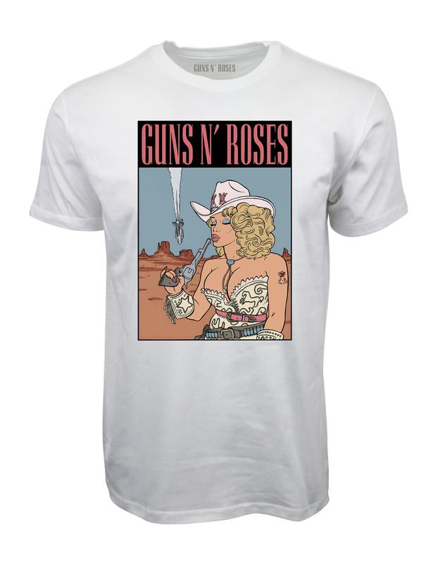 Guns N Roses Wild West Graphic Unisex T-Shirt XXL