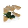 Porte Bouteilles pour Plan de Travail en Bois de Saule - 12 Bouteilles