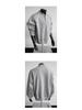 Henry Herren Halbhoher Kragen Sweatshirt: Herbst/Winter Trendiges Langarm-Oberteil, Amerikanischer Cleanfit, Ohne Kapuze.