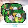 Car Sun Shade UV Protection Electrostatic Adsorption Car Window Sunshade For Kids Universal Auto Curtain Outdoor Sunscreen