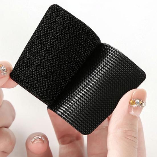 10/15/20/30/40/50Pcs Heavy Duty Fastener Tape Self Adhesive Interlocking Strip Damage-Free Multifunction Car Foot Mat Carpet Fixing Sticker