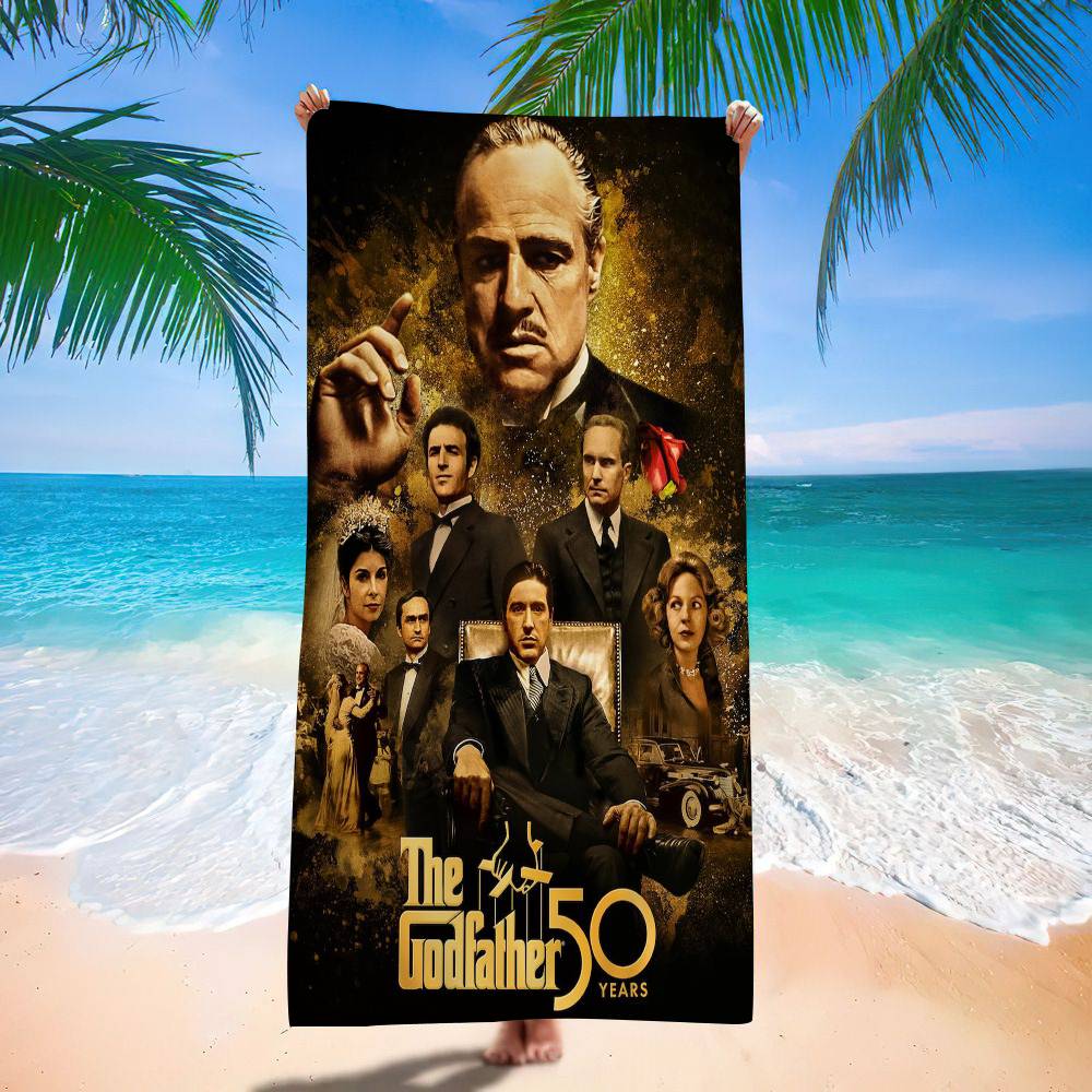Movie The Godfather Microfiber Beach Towel Absorbent Quick Dry Soft Yoga Swimming Resort Mountain Climbing Towel