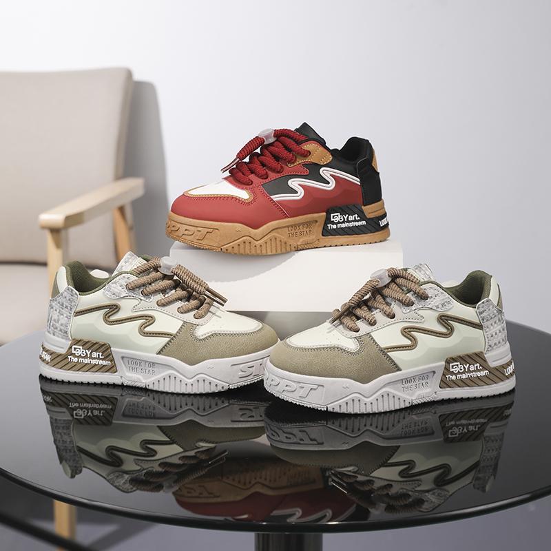 

2025 parent-child men s shoes spring and summer casual board shoes personalized youth low-top sports board shoes men s trendy shoes 44