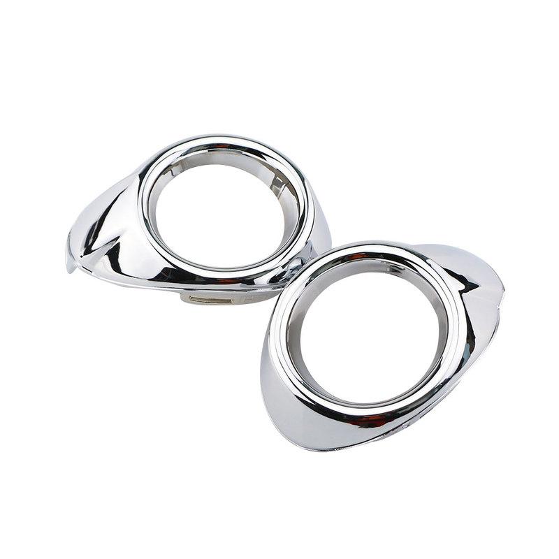 2Pcs ABS Chrome Car Front Fog Lamps Covers Head Fog Lights Cover Sticker for Ford Focus 3 MK3 2012 2013 2014 2015 Accessories