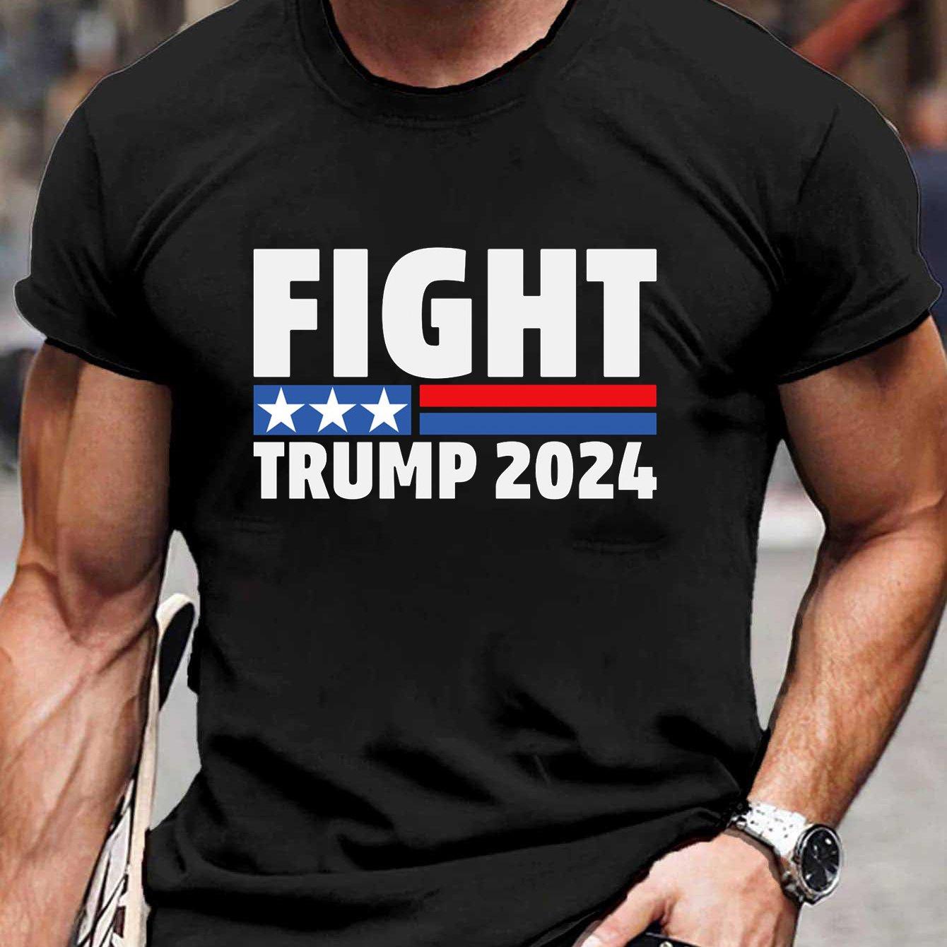 

Новая футболка США, мужская модная футболка с Дональдом Трампом, унисекс, 3D спортивные футболки, топ L чёрный