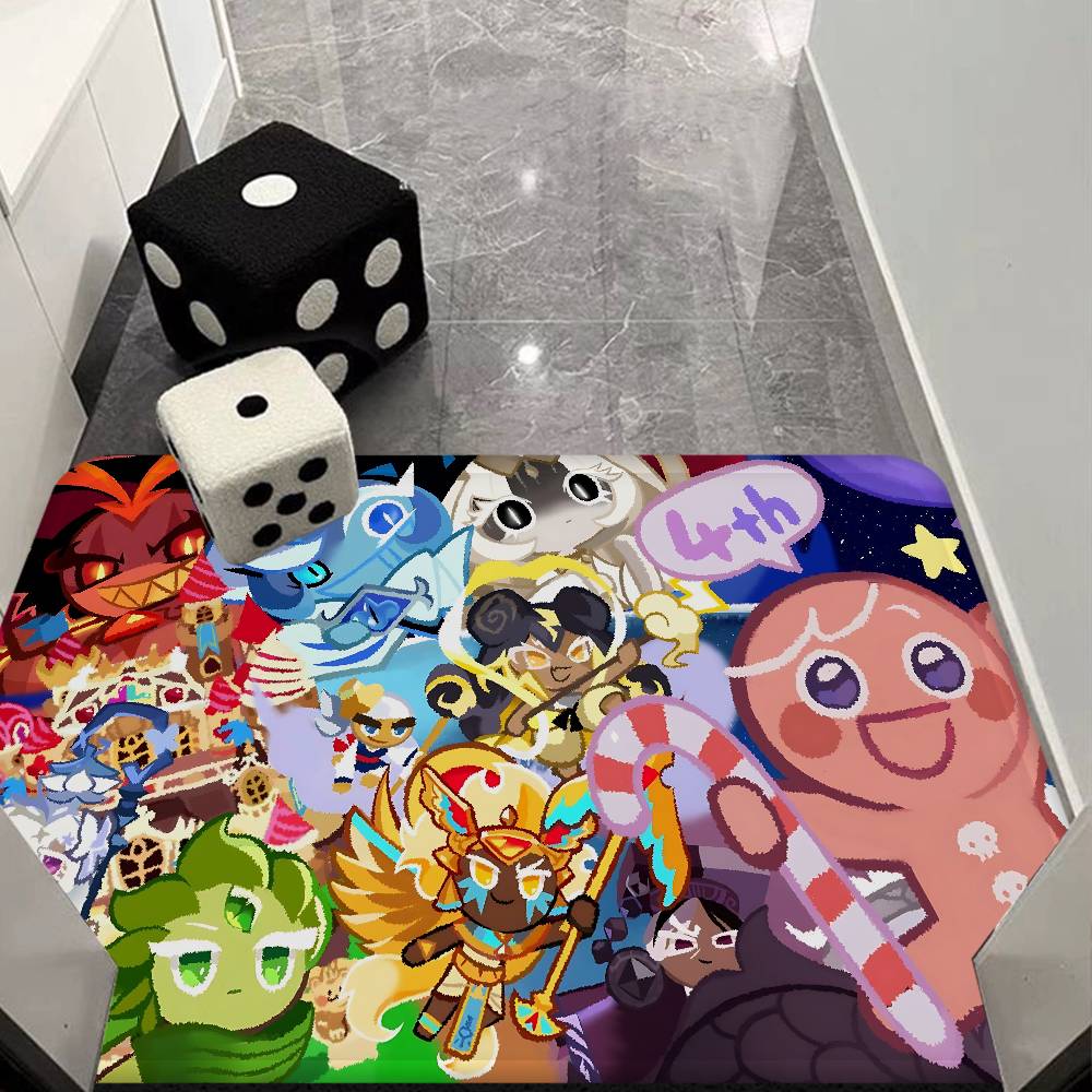 Popular Game C-Cookie R-Run K-Kingdom Kitchen Mat Kids Room Bedroom Decoration Balcony Anti-Slip Doormat Living Room Alfombra