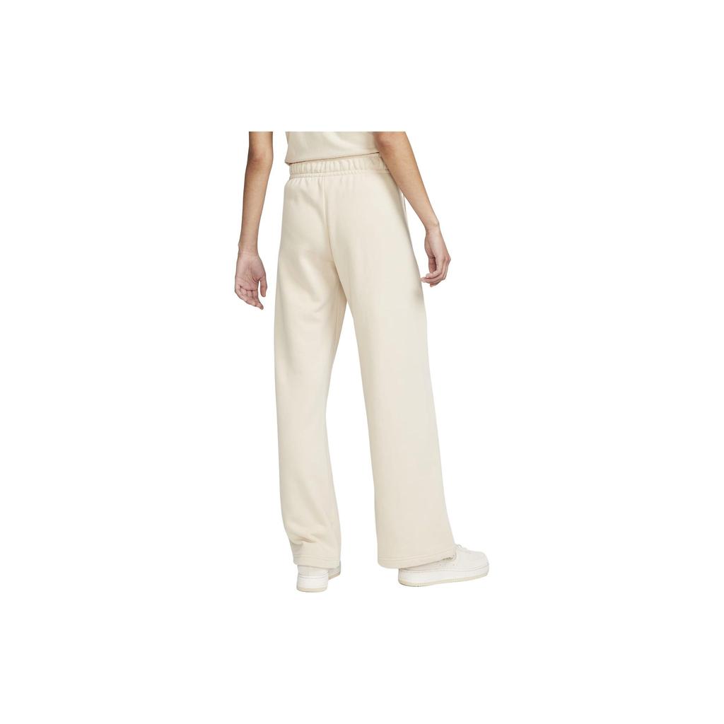 Nike Mid-Rise Wide-Leg Knit Sweatpants Women Bottoms White FB2727-126