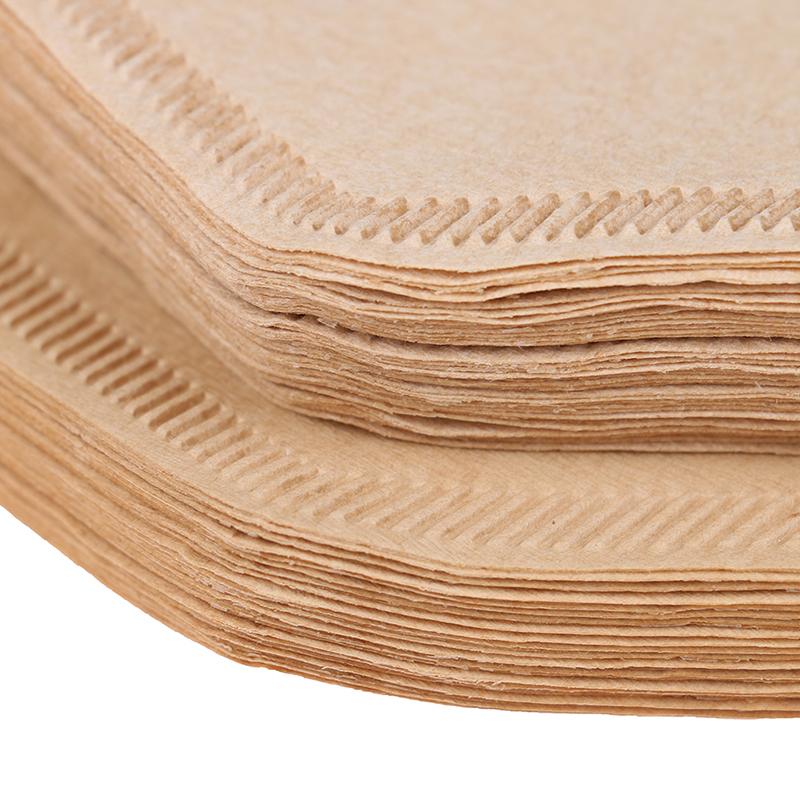 40 ks ekologických nebělených originálních dřevěných ručních dripperů na kávu