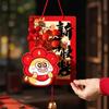 Cartoon 2025 New Year Lucky Pendant Fu Character Hanging Ornament  Living Room Decoration