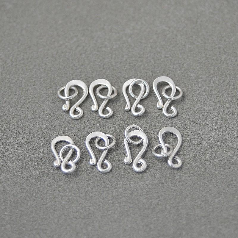 Handmade Sterling Silver S-Clasps for Bracelets & Necklaces