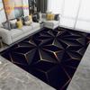 Modern Geometric Printed Area Rug Large,Carpet Rug for Living Room Bedroom,Kitchen Bathroom Entrance Doormat Non-slip Floor Mats