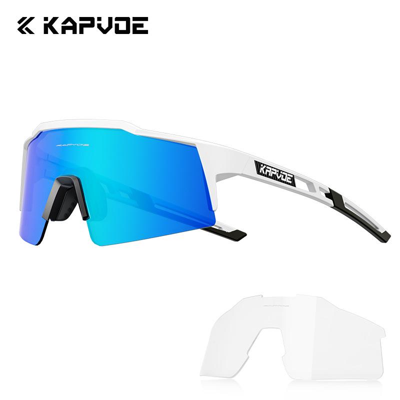 KAPVOE Color-Changing Windproof Cycling Goggles for Men and Women