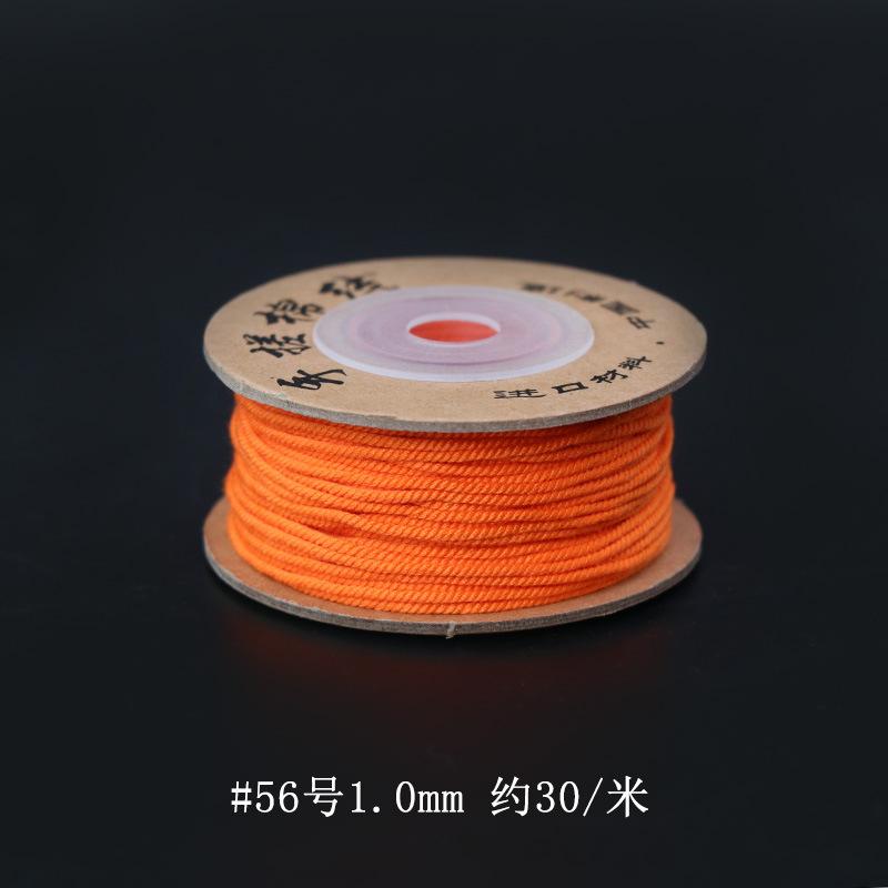 Filo di Cotone Tibetano Strofinato a Mano, Braccialetti Intrecciati a Mano, Stelle Luna, Perle Bodhi Buddha, Nappe, E Fili da Gioco