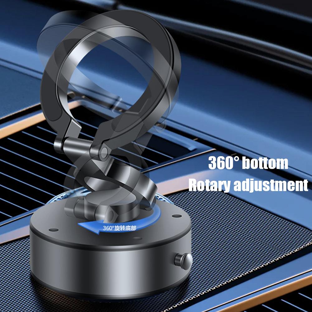360 Degree Rotating Car Suction Cup Phone Stand Magnetic Car Vacuum Suction Cup Holder Adjustable Car Kitchen Mirro Gym Stand