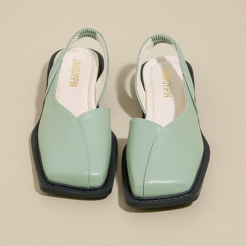 Fashion Fashion Flat Women Sandals Low Heel Roman Shoes with Simple Design for Daily Commuting,fairy Style Casual Single Shoes for Women