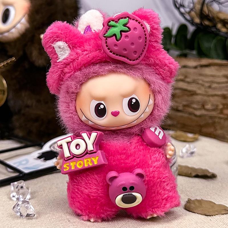 

For 10cm LABUBU Clothes Plush flying dragon Outfit for Labubu4.0 clothing dinosaur set decoration replace DIY toy accessories