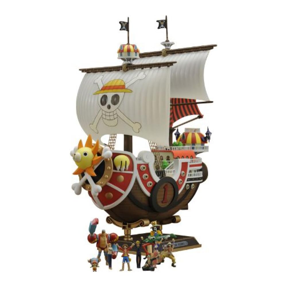 One Piece Thousand Sunny Ship New World Version Color-Coded Plastic Model Kit