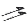 2pcs Hiking Poles Collapsible and Ultralight Aluminum Walking Sticks for Hiking Climbing Backpacking