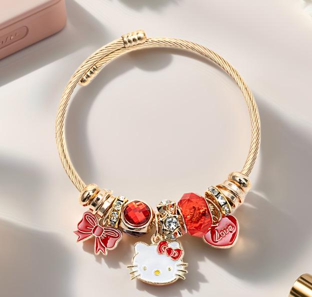 Korean Dongdaemun Y2K Beaded Bracelet - Fresh and Cute Style for Women, Ideal Best Friend Gift