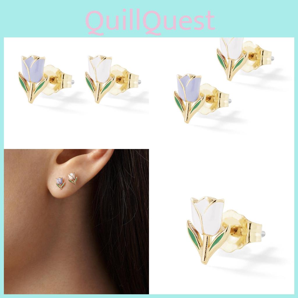 Flower Rose Fashionable Earrings For Women Alloy Floral Design For Occasion Every