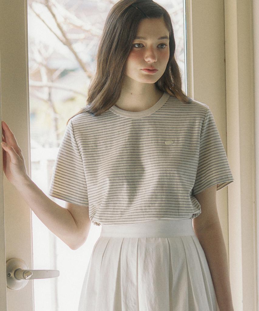 OURHOPE Hope Stripe T-Shirt - Gray