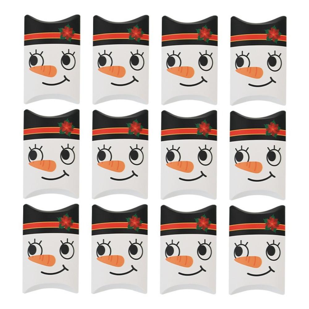 10PCS Handheld Candy Boxes Bags Merry Christmas Christmas Gift Bag  New Year Party Favors