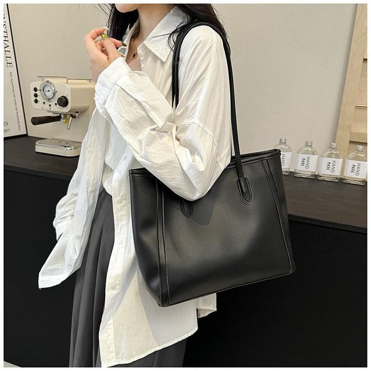 New Casual Large Capacity Women's Tote Bag Simple Guangzhou Bag Color Block Cross-Border Women's Bag