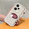 Soft Silicone Square Ladder Printing Pattern Phone Casing Full Cover Camera Shockproof Protection Rubber Case for Xiaomi Redmi