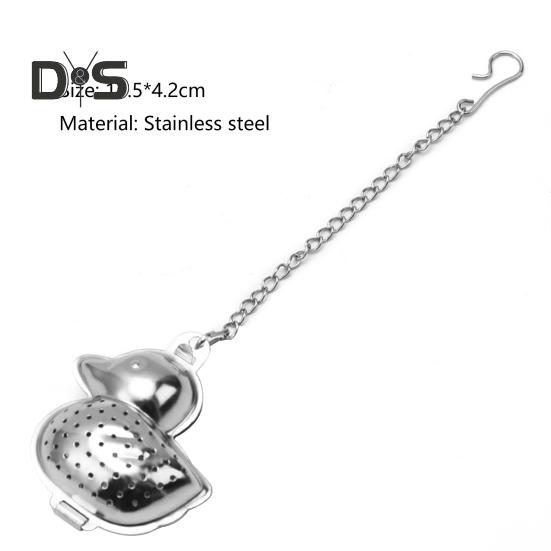 Stainless Steel Herbal Strainer Fine Mesh Wide Application Assorted Mini Duck Shape Tea Filter Household Supplies