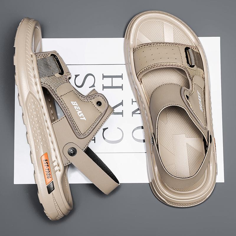 Men's High-quality Casual Sandals Summer Outdoor Breathable Waterproof Anti Slip Comfort Beach Shoes Dual-purpose Sports Slipper