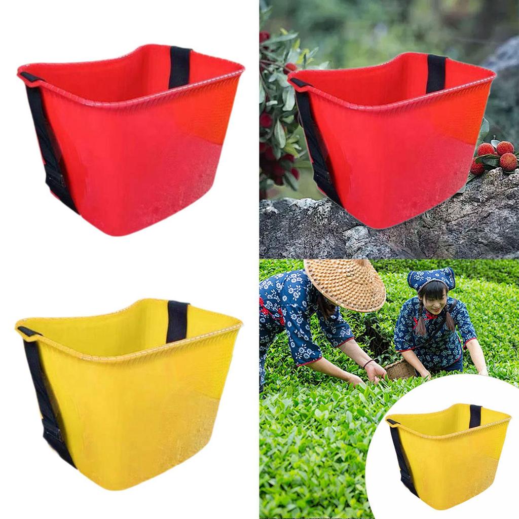 Fruit Picking Basket Portable Versatile Lightweight Picker Bucket Organizer Holder for Park Picnic Shopping Gardening Supplies